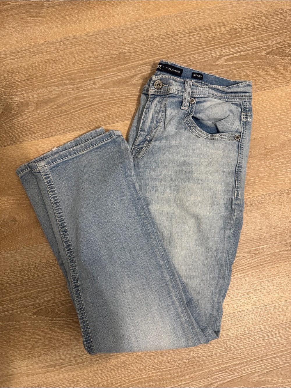 BKE Men’s Light Wash Jeans - Tyler Straight (32x32)